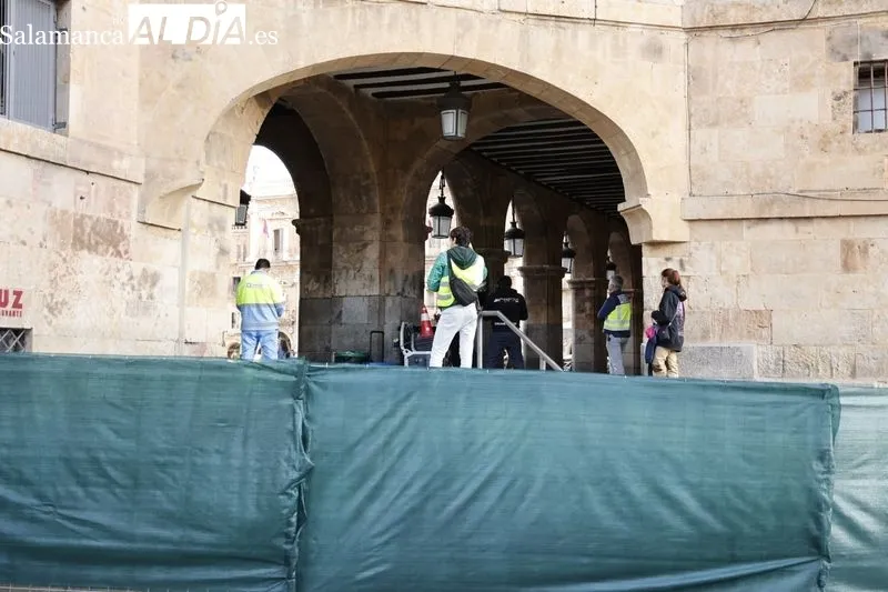 Rodaje de la película de Bollywood en Salamanca. Foto de David Sañudo