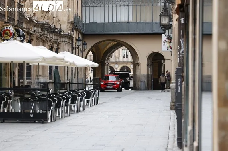 Rodaje de la película de Bollywood en Salamanca. Foto de David Sañudo