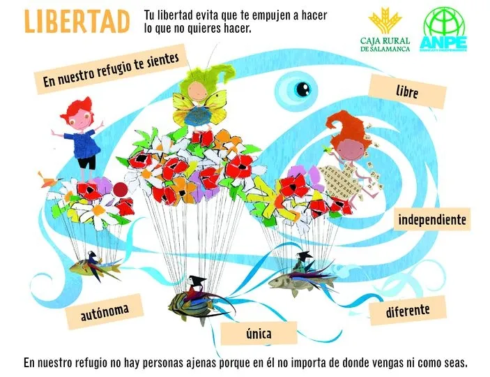 El centro escolar como refugio, protagonista en el nuevo calendario elaborado por el Sindicato Independiente ANPE 