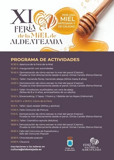 La Feria de la Miel de Aldeatejada se celebrará este sábado