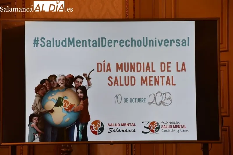 Recepción en el Ayuntamiento a la Asociación de Salud Mental Salamanca-AFEMC. Foto Vanesa Martins