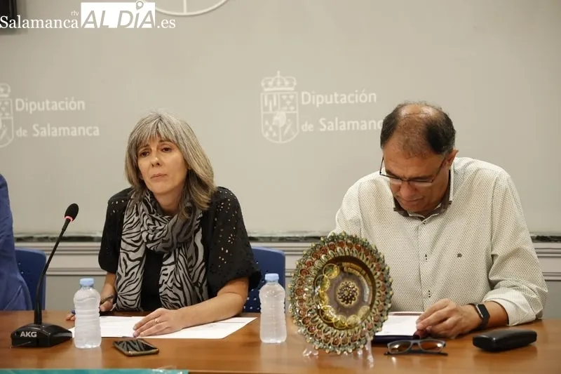 Presentación en la Diputación de Salamanca de la XXVII Muestra de Teatro Aficionado que se celebra en El Encinar. Foto de David Sañudo