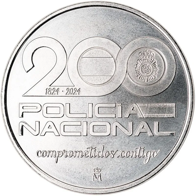 Con motivo de la celebración de los 200 años de la Policía Nacional, la Real Casa de la Moneda acuñó una medalla especial, dedicada a esta efeméride