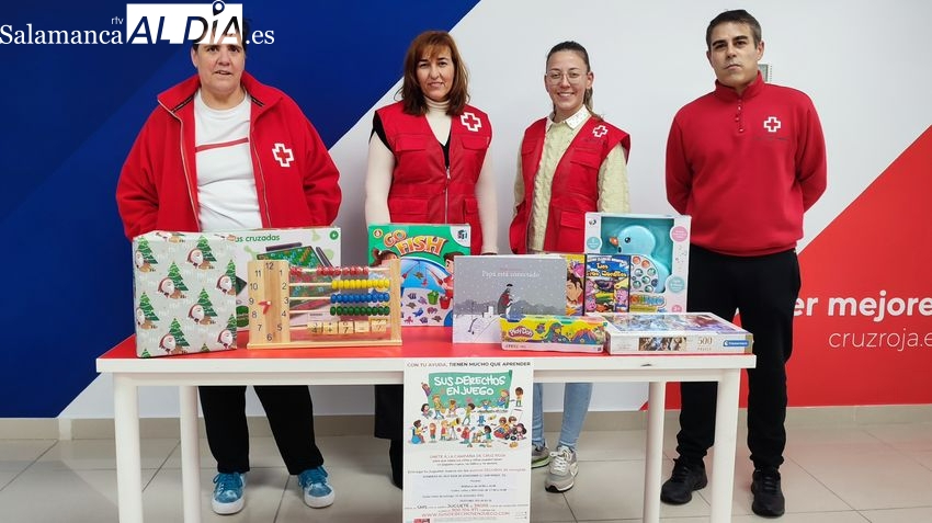 A través de Cruz Roja, los niños y familias necesitadas de la comarca de Vitigudino serán los beneficiarios de esta solidaria iniciativa 
