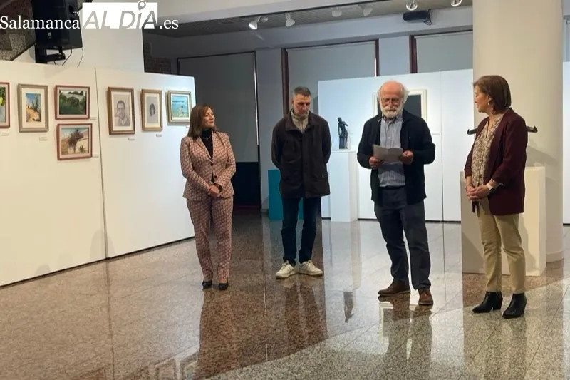 El CDS acoge la exposición ‘Trazos’ de Macario Ramos y las esculturas de Santos Ramos