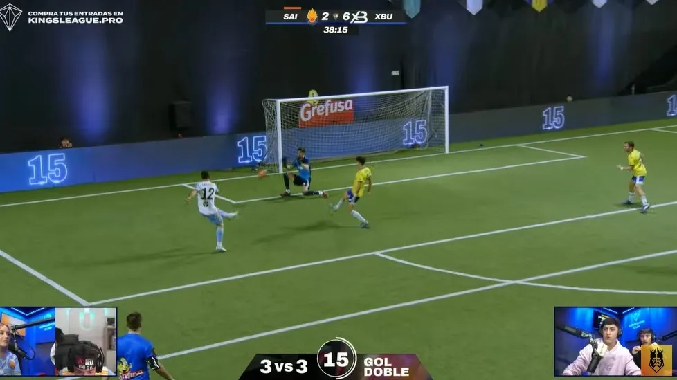 Foto 2 - Alberto Garc&iacute;a marca un gol (que vali&oacute; doble) en su participaci&oacute;n en la Kingdom Cup