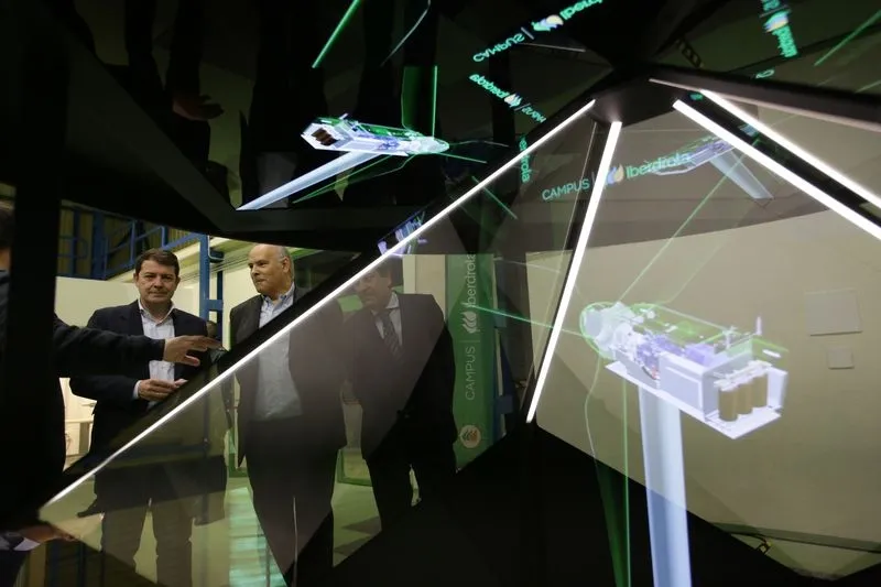 Inauguración del centro de formación e innovación de Iberdrola en Muelas del Pan.