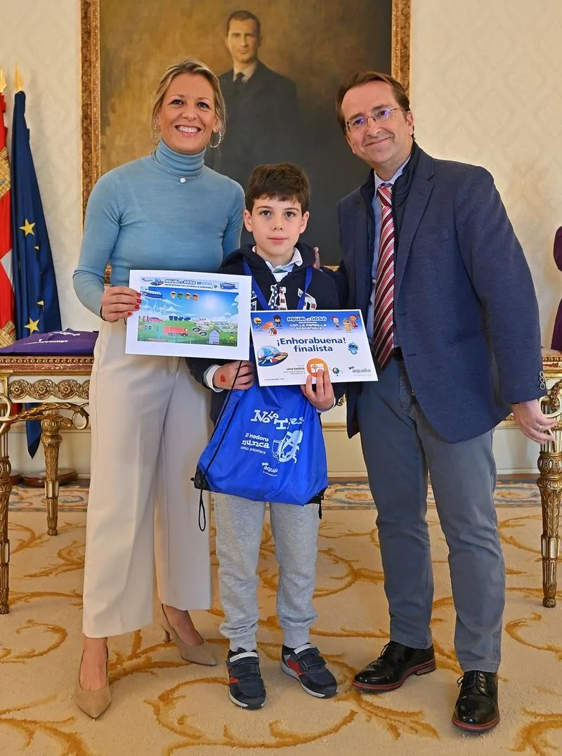Entrega de Premios del Concurso Digital Infantil de Aqualia en el Ayuntamiento de Salamanca