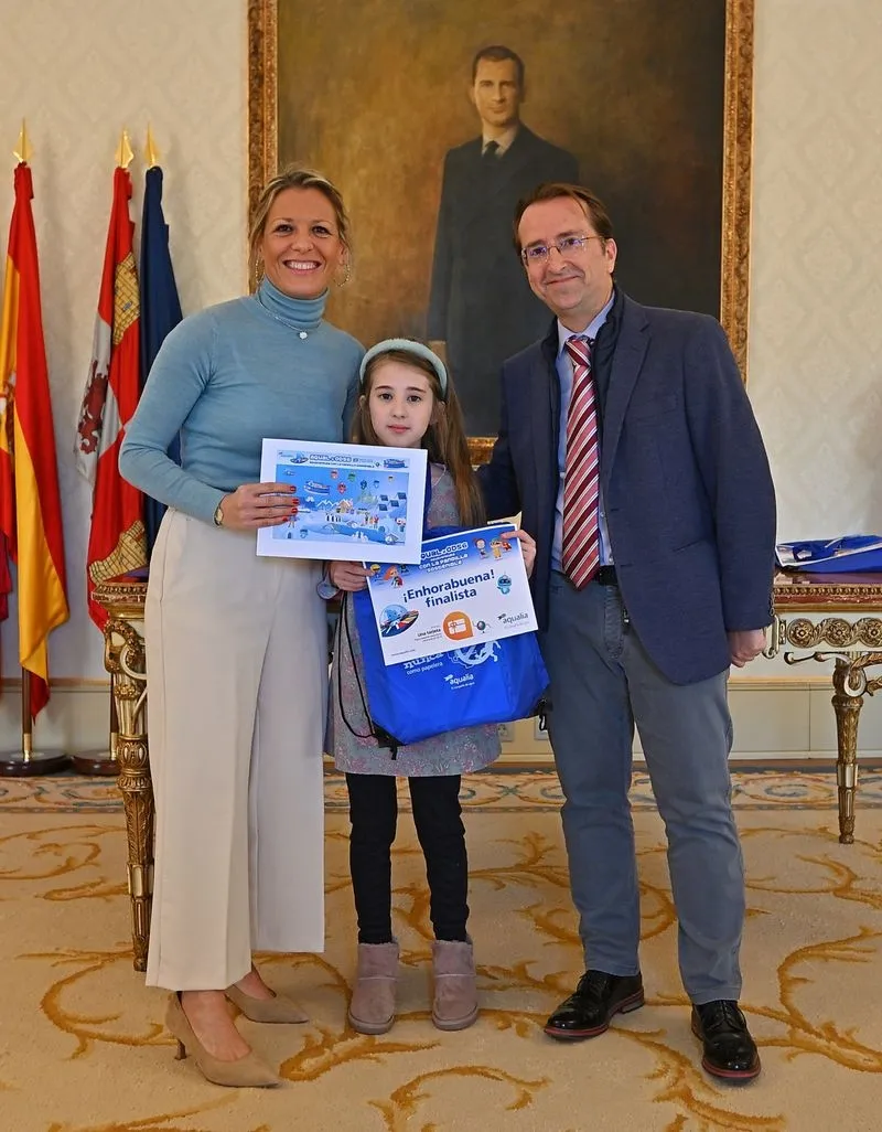 Entrega de Premios del Concurso Digital Infantil de Aqualia en el Ayuntamiento de Salamanca