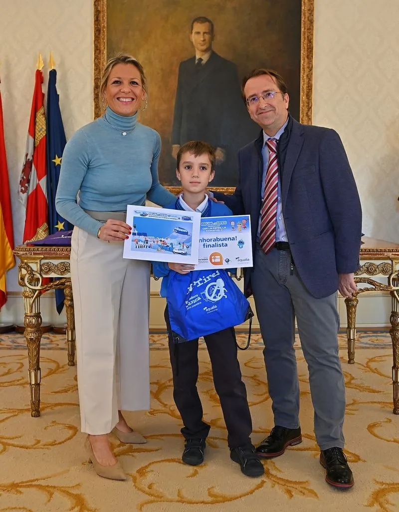 Entrega de Premios del Concurso Digital Infantil de Aqualia en el Ayuntamiento de Salamanca