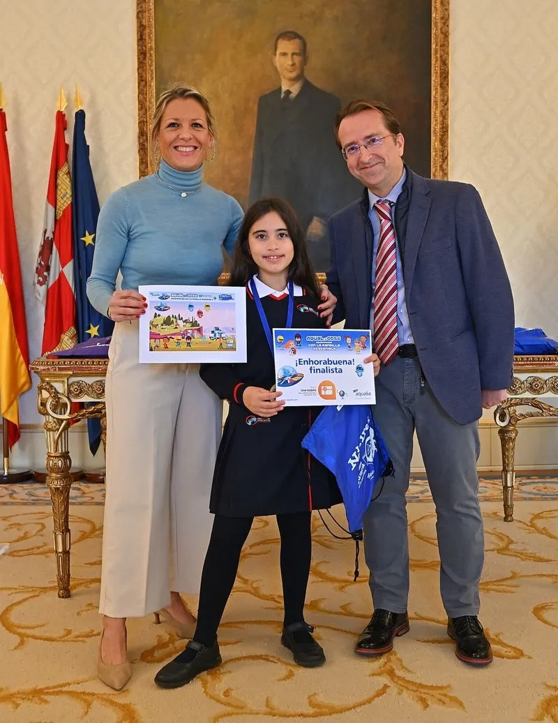 Entrega de Premios del Concurso Digital Infantil de Aqualia en el Ayuntamiento de Salamanca