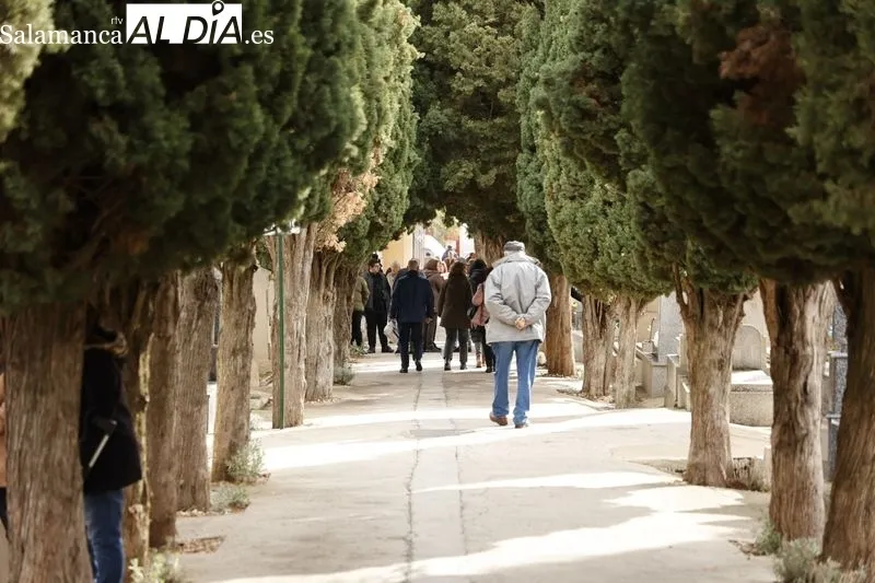 Ambiente en el cementerio y alrededores en la mañana de Todos los Santos. Fotos: David Sañudo