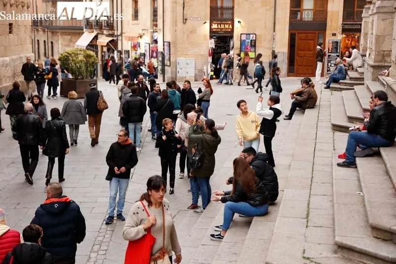 Ambiente de domingo en Salamanca | FOTOS: David Sañudo