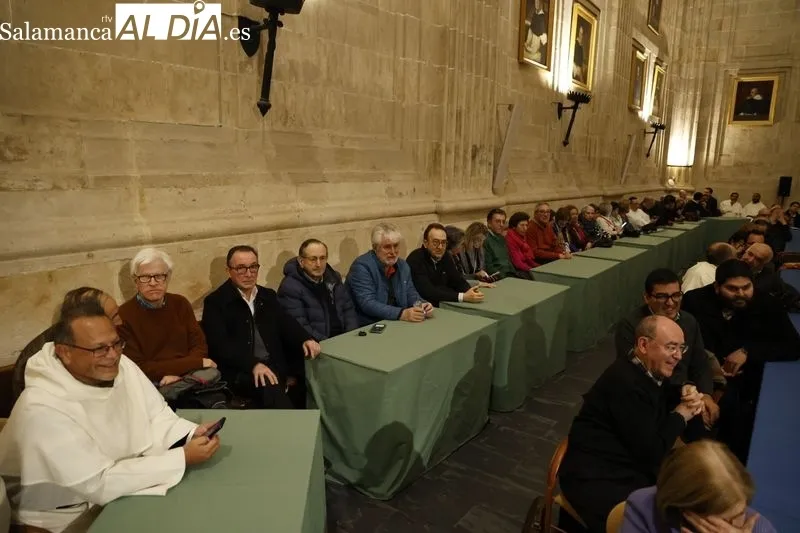Acto académico de nombramiento oficial del prior del convento de San Esteban, Fr. Manuel Ángel Martínez, como Maestro en Sagrada Teología. Fotos: David Sañudo