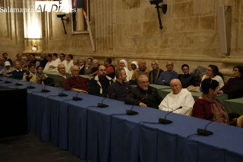 Acto académico de nombramiento oficial del prior del convento de San Esteban, Fr. Manuel Ángel Martínez, como Maestro en Sagrada Teología. Fotos: David Sañudo