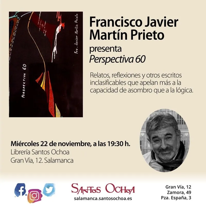 Las presentaciones tendrán lugar en la librería Santos Ochoa (Gran Vía).