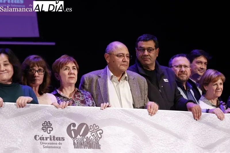 Cáritas Salamanca celebra su 60 aniversario en el Palacio de Congresos de Salamanca. Fotos: David Sañudo