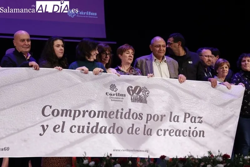 Cáritas Salamanca celebra su 60 aniversario en el Palacio de Congresos de Salamanca. Fotos: David Sañudo