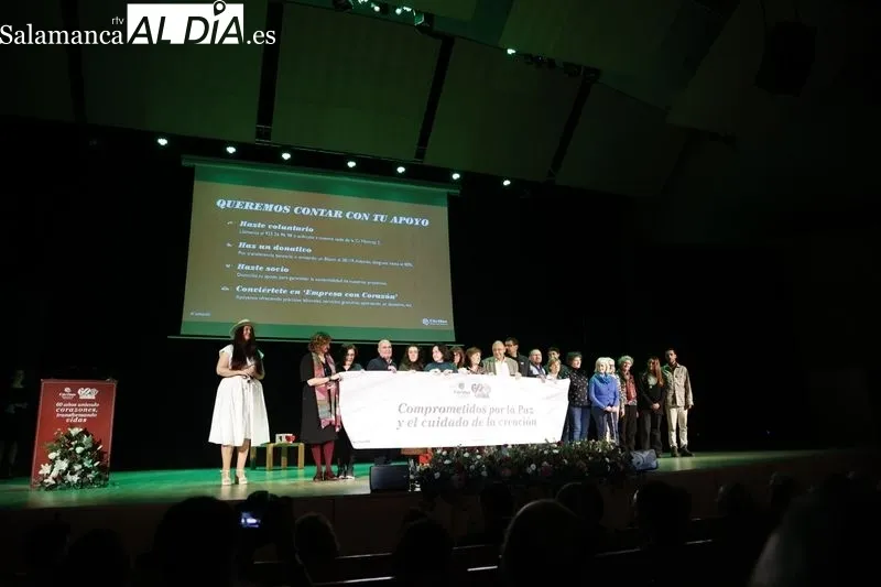 Cáritas Salamanca celebra su 60 aniversario en el Palacio de Congresos de Salamanca. Fotos: David Sañudo