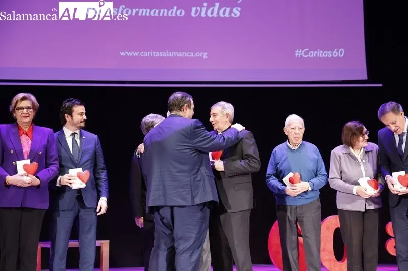 Cáritas Salamanca celebra su 60 aniversario en el Palacio de Congresos de Salamanca. Fotos: David Sañudo