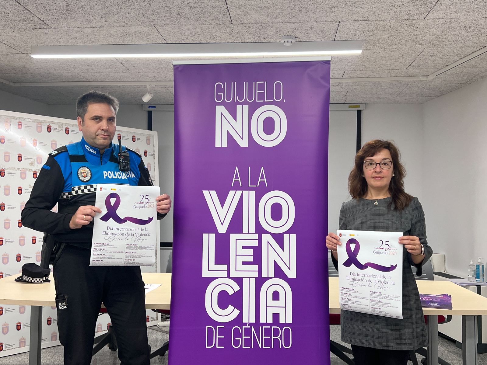 Foto 1 - Guijuelo se suma a los actos por el Día Internacional de la Eliminación de la Violencia contra la Mujer