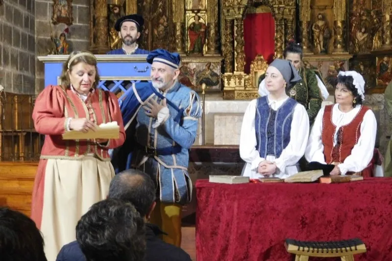 La obra ‘Buscando a Nebrija’ se representaba en Santiago de la Puebla