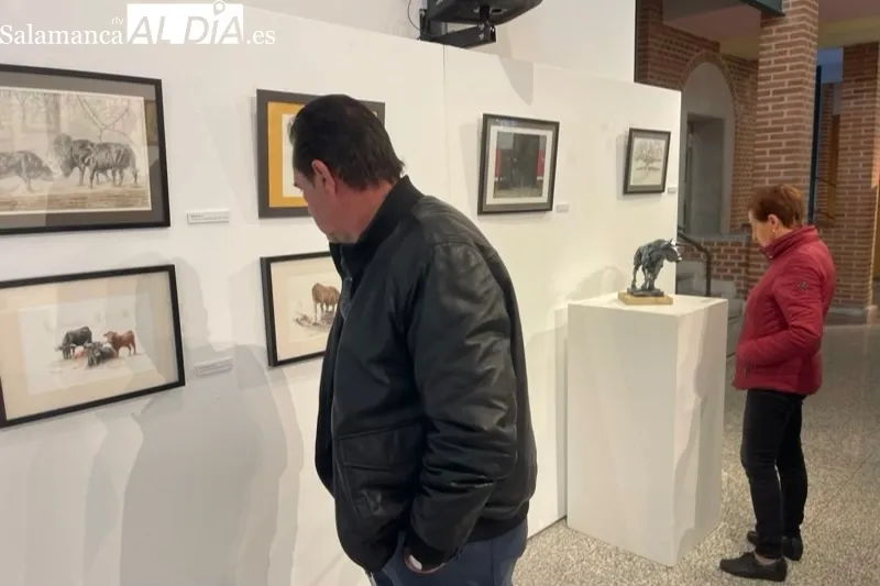 El CDS acoge la exposición ‘Trazos’ de Macario Ramos y las esculturas de Santos Ramos