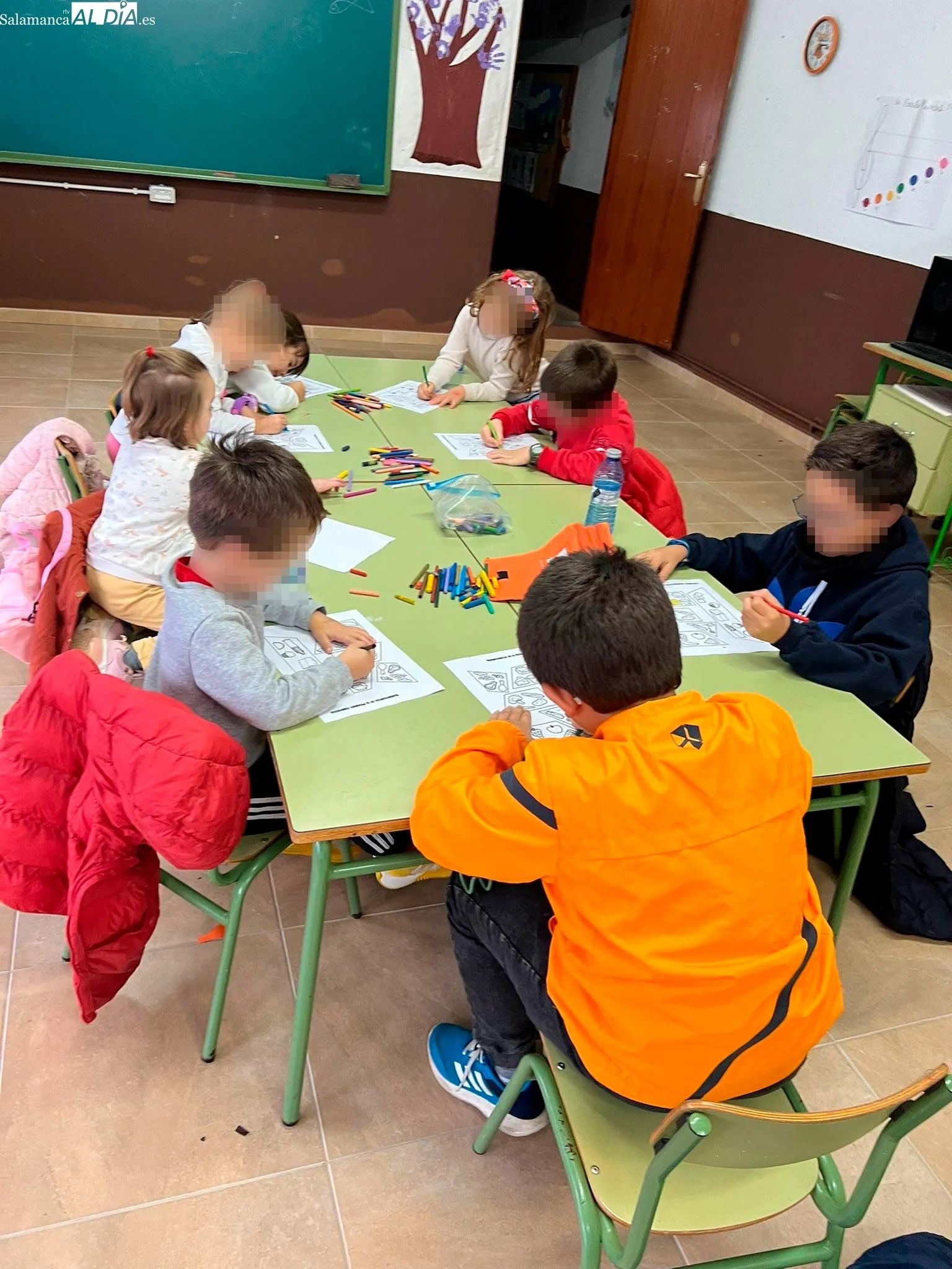 Escolares de distintos municipios que participan en el programa de Escuelas Campesinas