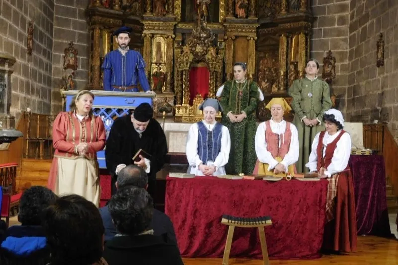 La obra ‘Buscando a Nebrija’ se representaba en Santiago de la Puebla