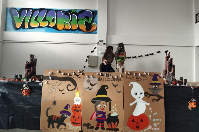 Villoria celebraba una original fiesta de Halloween