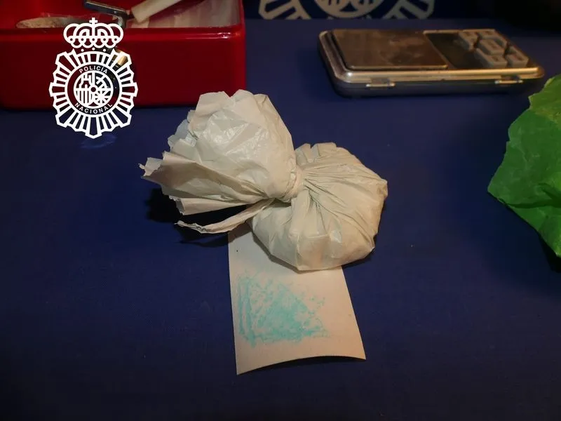 Material incautado al detenido