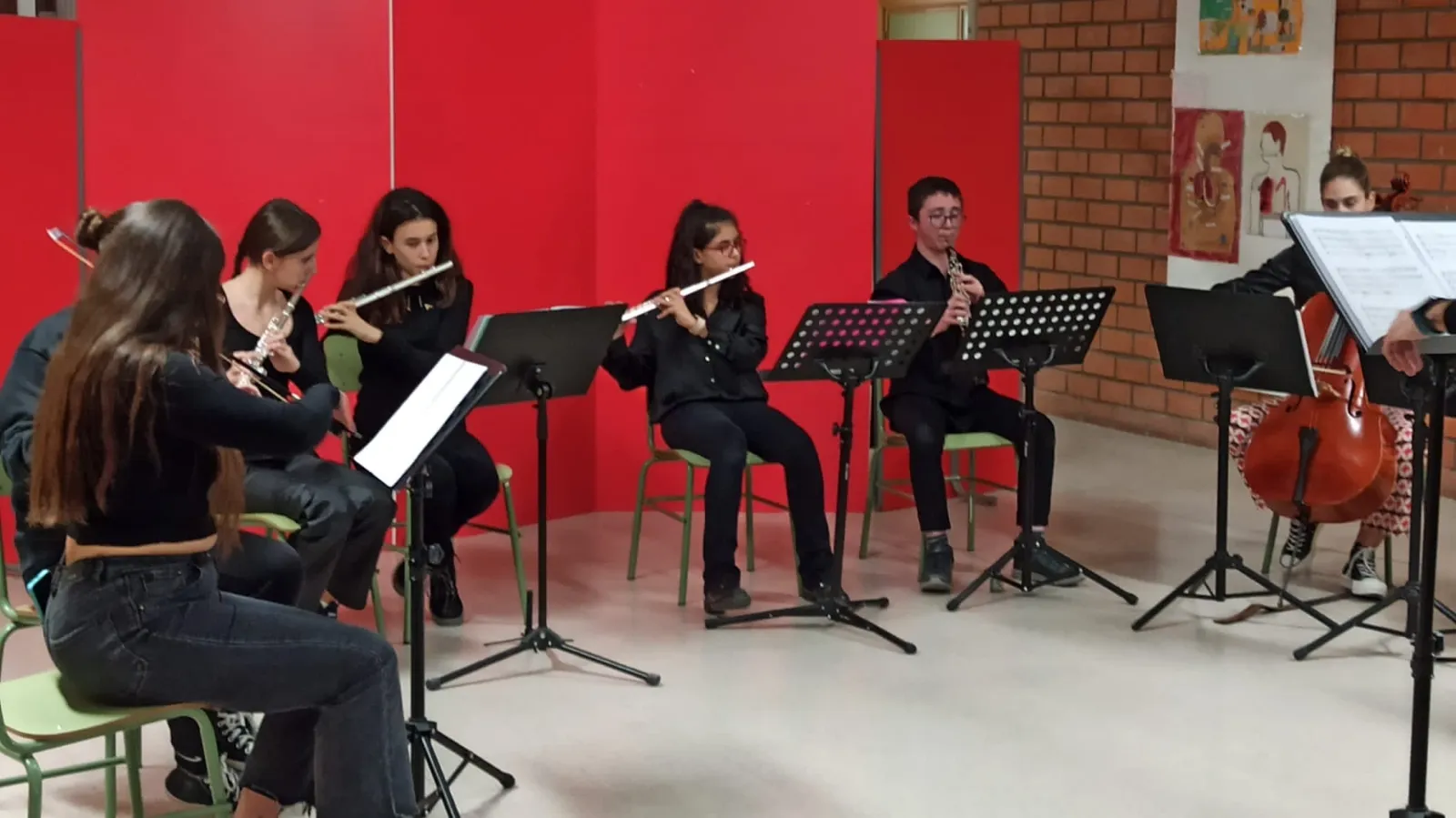 Santa Cecilia en el Centro Profesional de Música Antonio Machado.