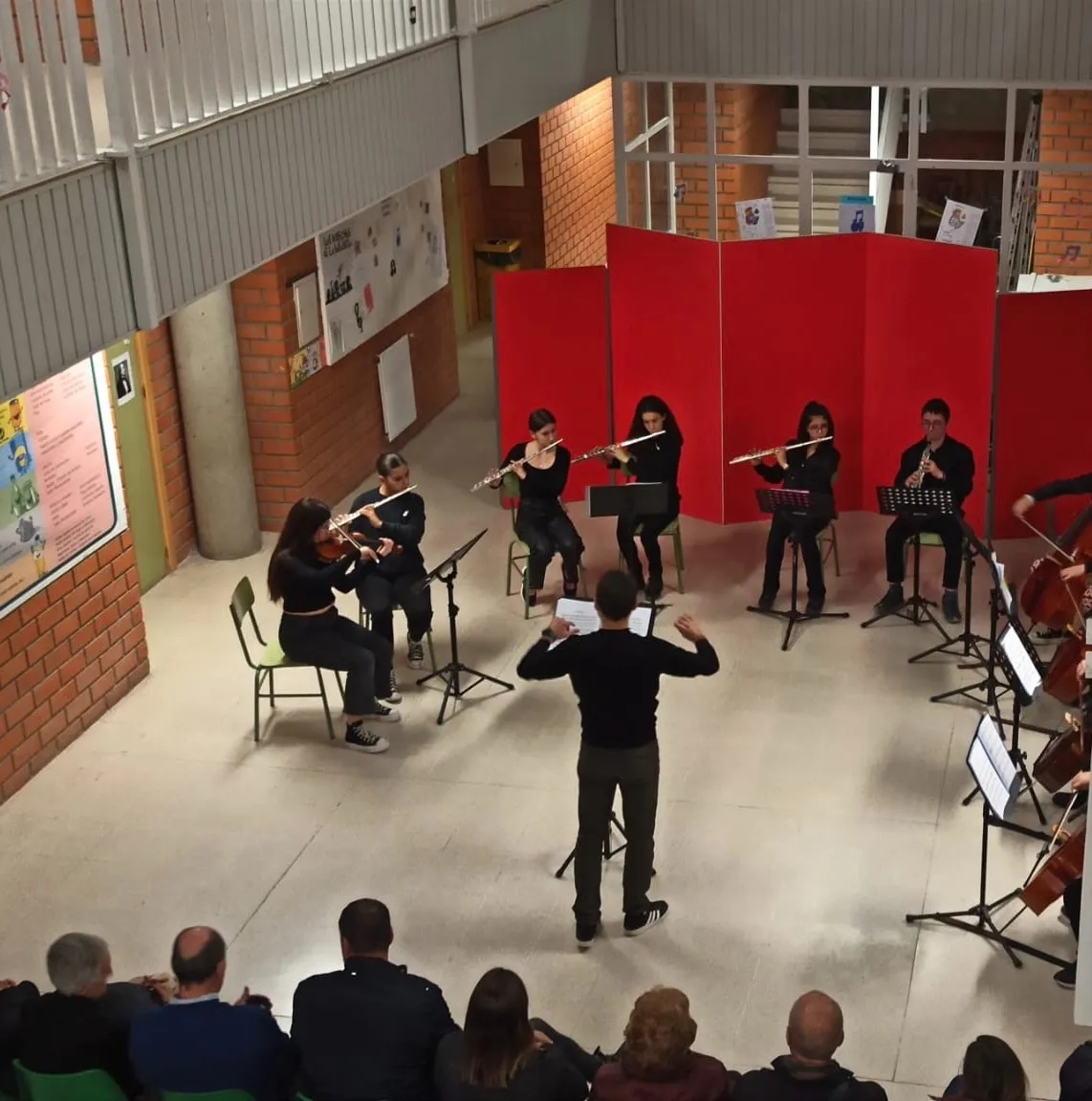 Santa Cecilia en el Centro Profesional de Música Antonio Machado.
