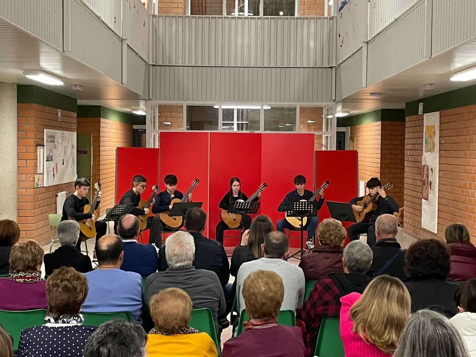Santa Cecilia en el Centro Profesional de Música Antonio Machado.
