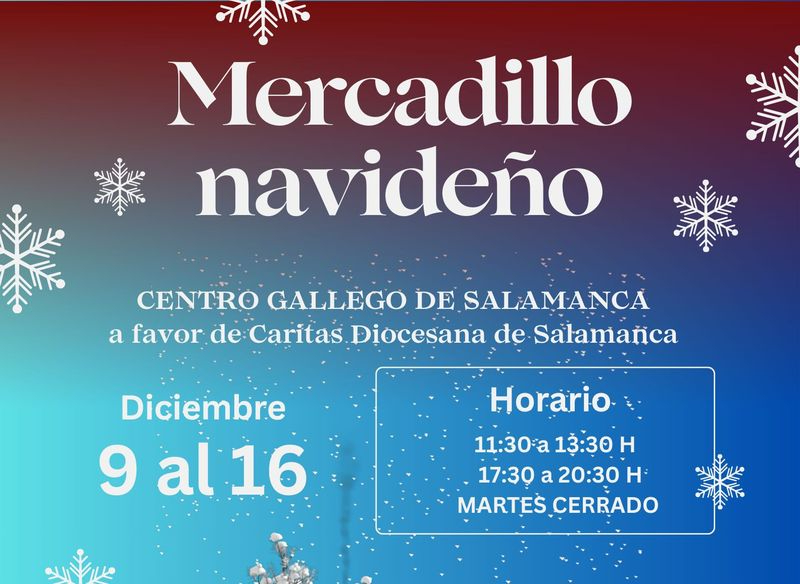 Programación de diciembre del Centro Gallego de Salamanca.
