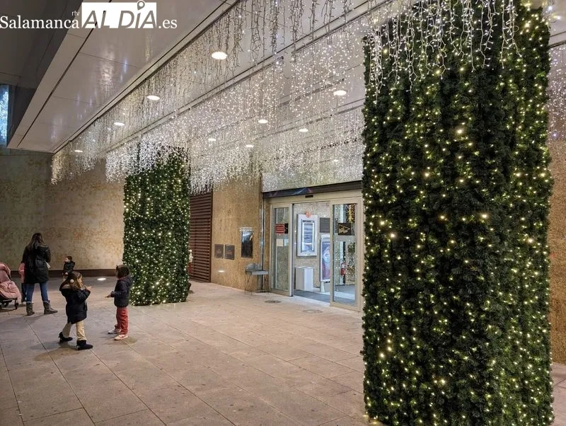 Imágenes del público asistente al encendido de la iluminación navideña en El Corte Inglés. Fotos: David Sañudo.