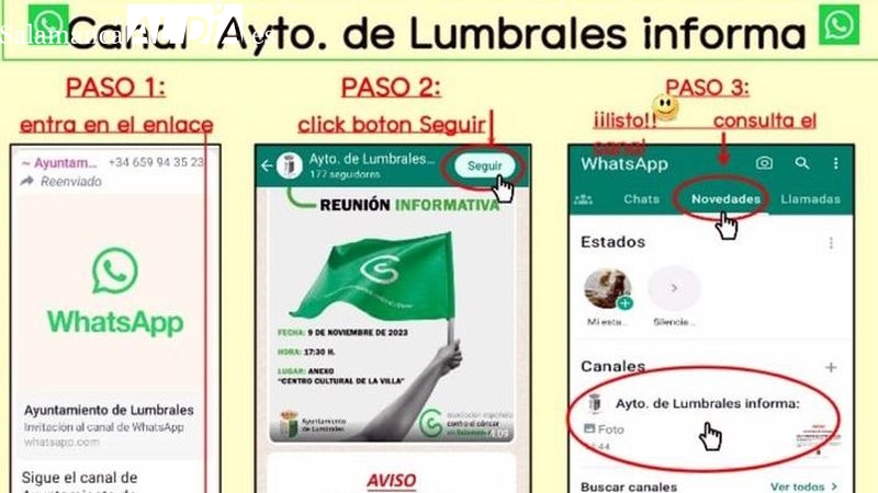 Foto 4 - El Ayuntamiento de Lumbrales abre un Canal de WhatsApp para acercar la información a los vecinos