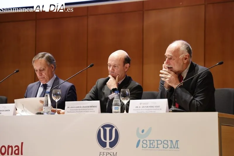 XXVI Congreso Nacional de Psiquiatría en Salamanca, que hoy ha visitado. Foto de David Sañudo