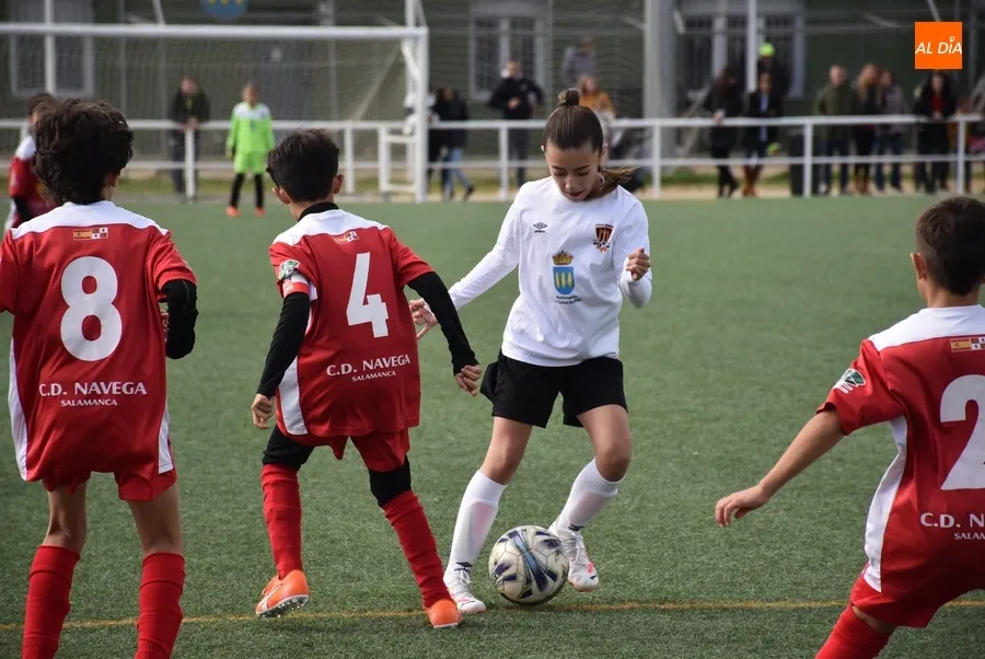 Foto 2 - El Navega D se impone al Alev&iacute;n Femenino del Ciudad Rodrigo gracias a su mayor acierto ofensivo