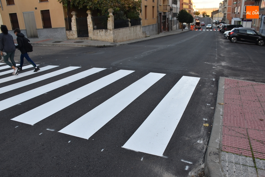 Foto 6 - Los pasos de cebra de la Avenida de Béjar están de vuelta