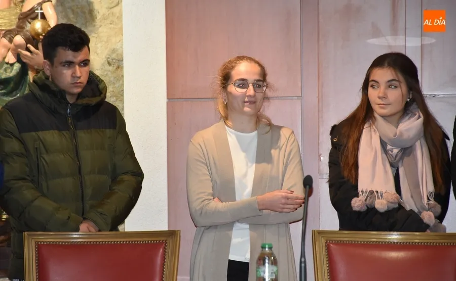 Foto 6 - Varios j&oacute;venes presumen de su fe en la presentaci&oacute;n del balance del a&ntilde;o 2022 de la Di&oacute;cesis