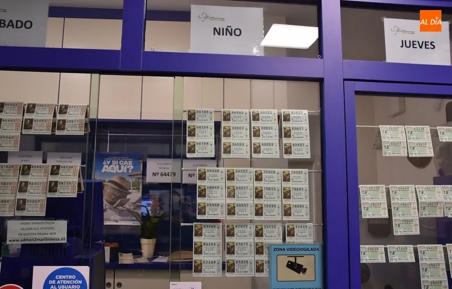 Foto 3 - Ya se pueden encontrar en las administraciones mirobrigenses los d&eacute;cimos para &lsquo;El Ni&ntilde;o&rsquo;