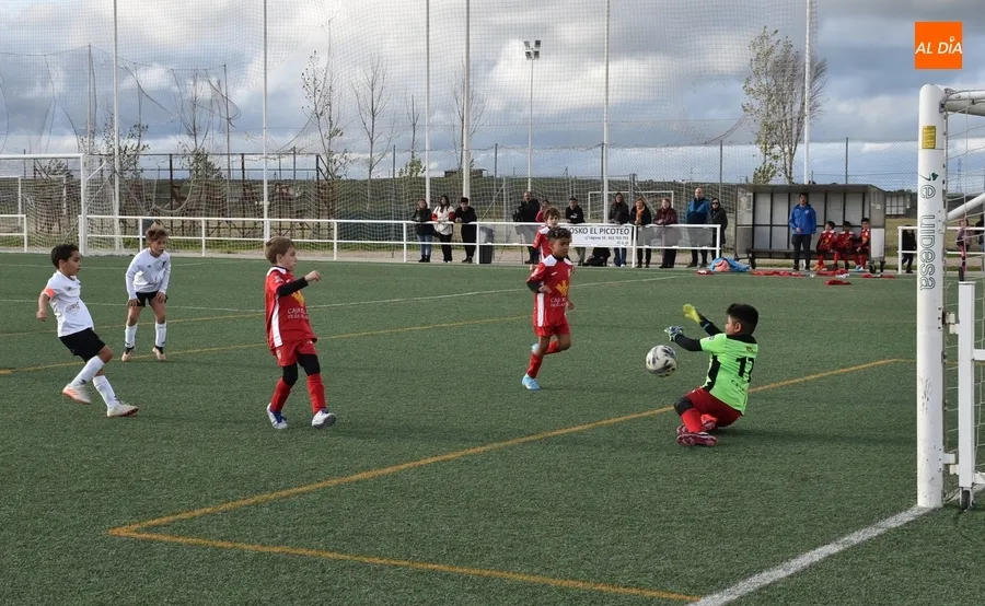Foto 4 - Contundente primera victoria como local del Benjam&iacute;n del Ciudad Rodrigo