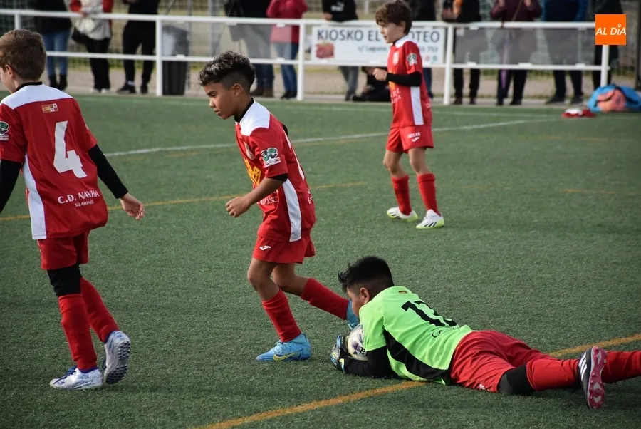 Foto 5 - Contundente primera victoria como local del Benjam&iacute;n del Ciudad Rodrigo