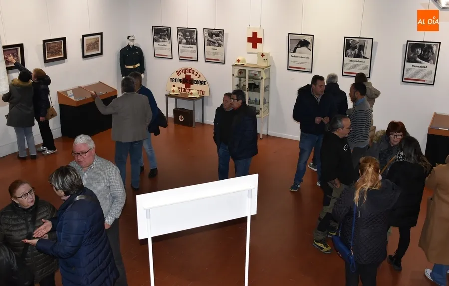Foto 2 - Cruz Roja rememora en una exposici&oacute;n sus 150 a&ntilde;os de trayectoria en Ciudad Rodrigo