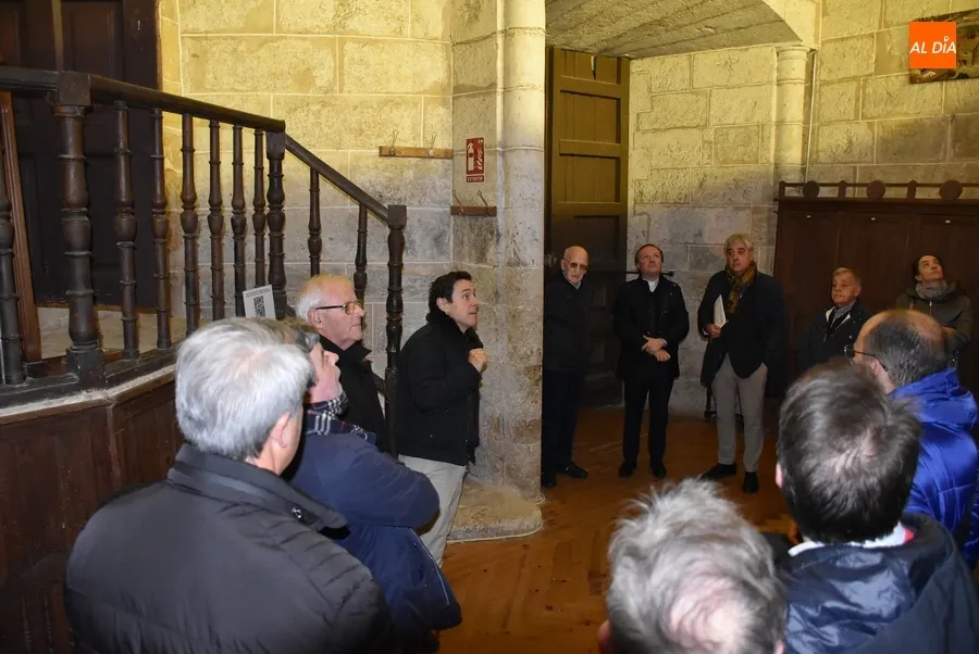 Foto 2 - Inaugurada la nueva imagen de las cubiertas y la escalera de la sacrist&iacute;a y antesacrist&iacute;a de la Catedral
