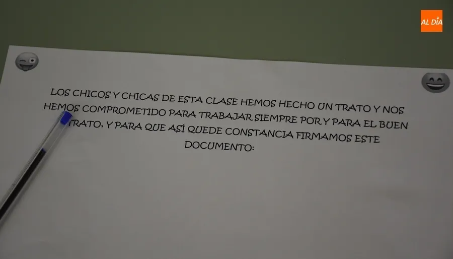 Foto 5 - Los alumnos de 6&ordm; de San Francisco se comprometen por escrito a trabajar por &ldquo;el buen trato&rdquo;