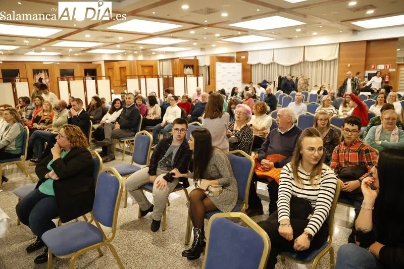Presentación del calendario Down Salamanca en el Hotel IBB Recoletos Coco. Fotos: David Sañudo.