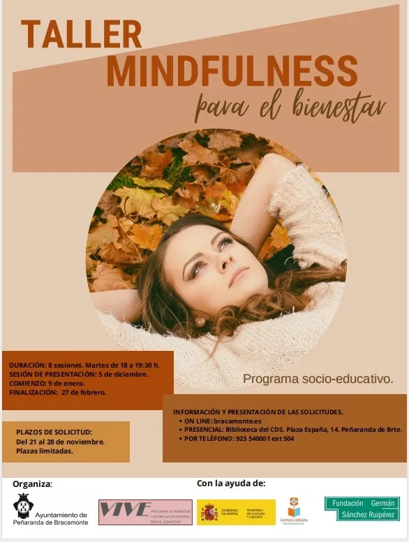 Foto 2 - En marcha las inscripciones para el primer taller Mindfulness centrado en &ldquo;generar el bienestar de cada persona&rdquo;
