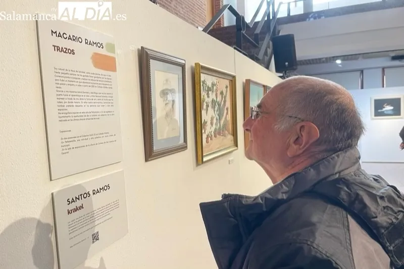 El CDS acoge la exposición ‘Trazos’ de Macario Ramos y las esculturas de Santos Ramos